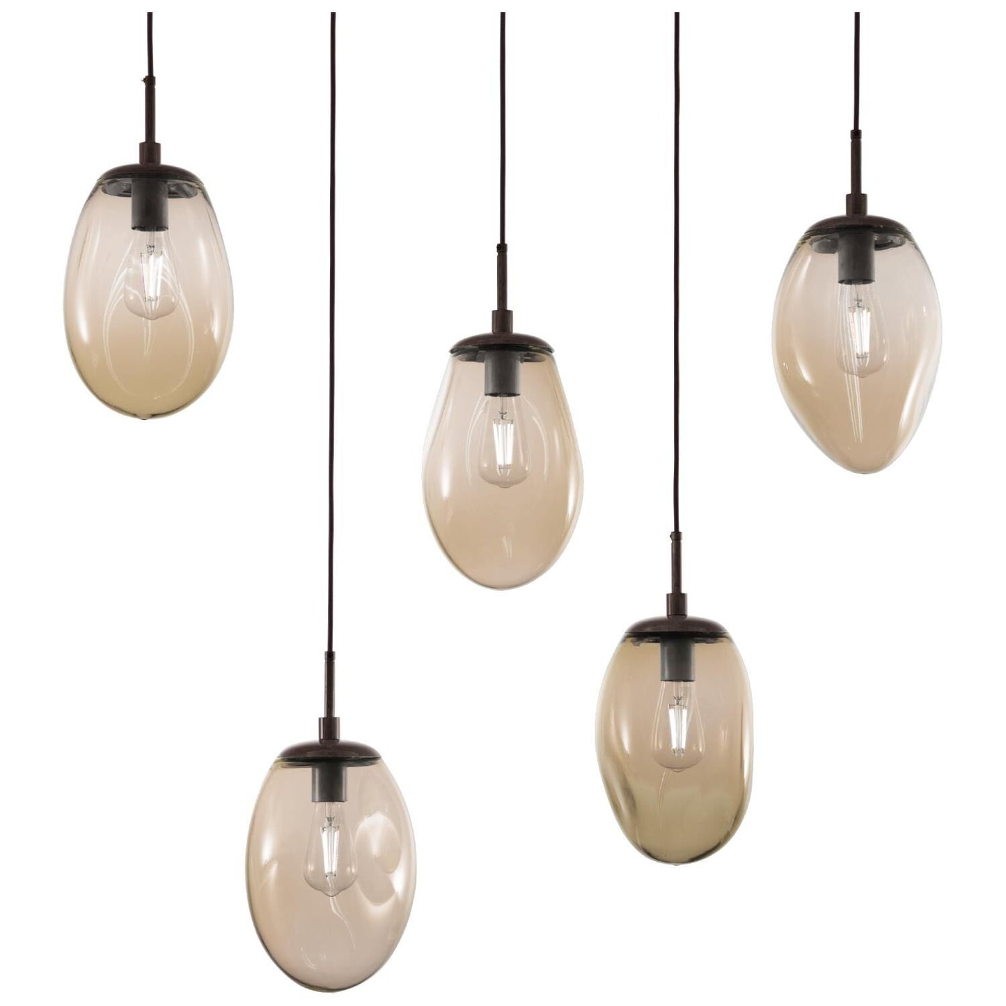 Hammerton Studio Levi Wilson Nebula 39 Inch 5 Light Linear Suspension Light Cp436457