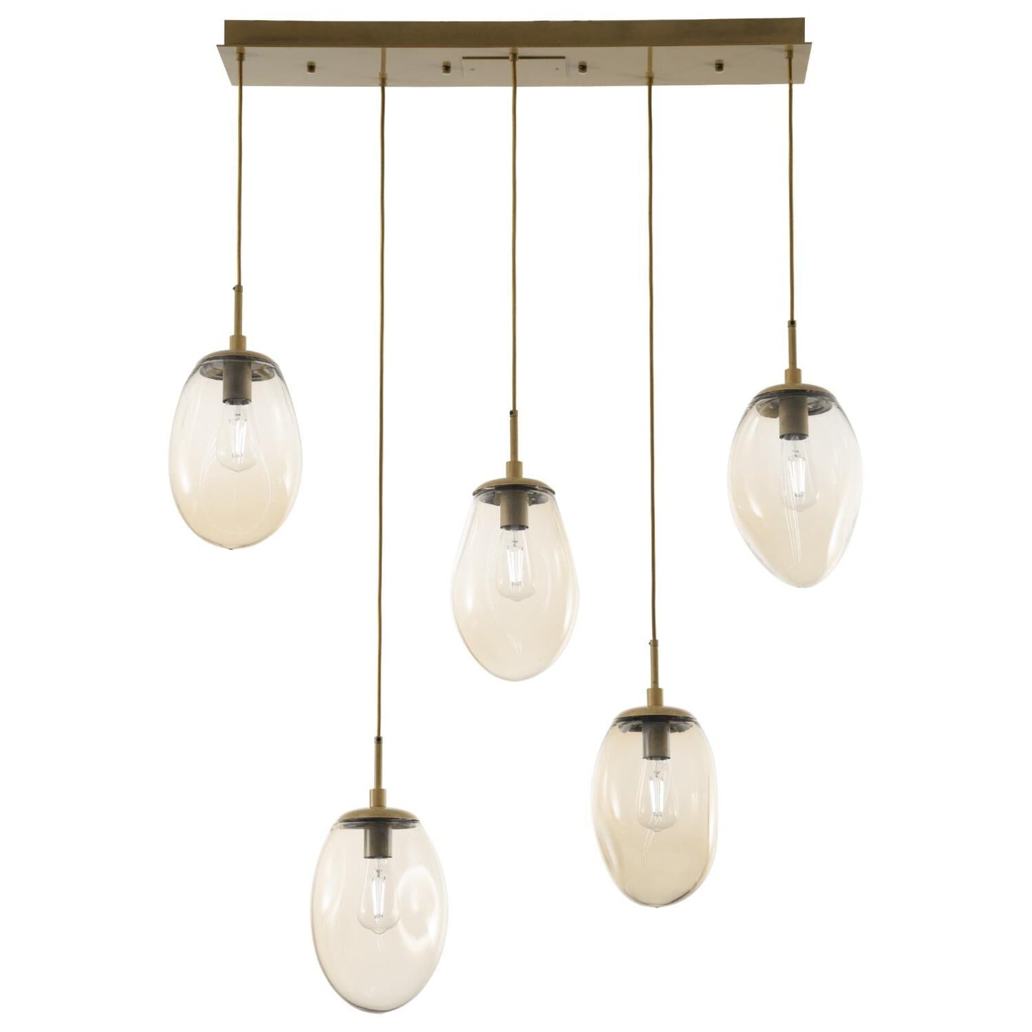 Hammerton Studio Levi Wilson Nebula 39 Inch 5 Light Linear Suspension Light Cp436457