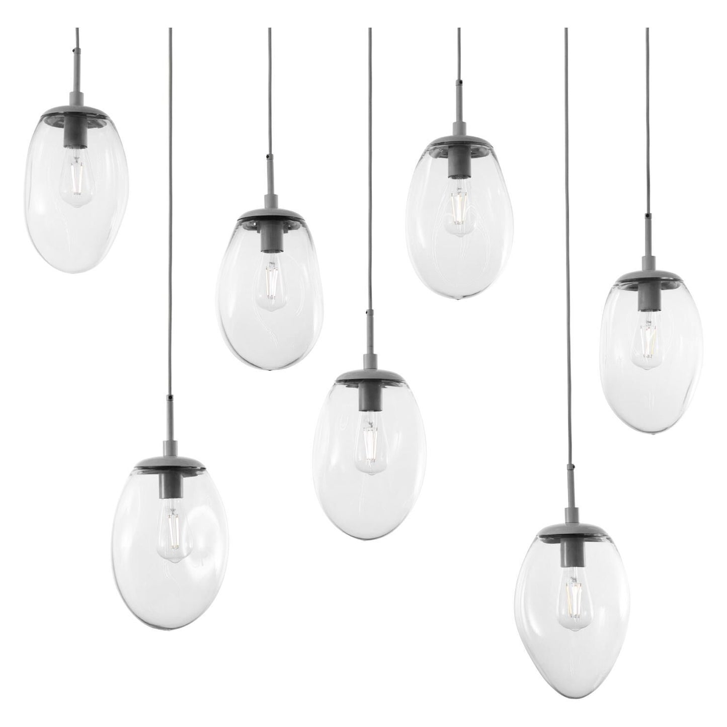 Hammerton Studio Levi Wilson Nebula 48 Inch 7 Light Linear Suspension Light Cp436473