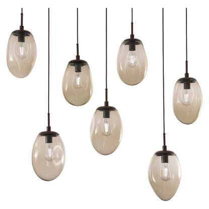 Hammerton Studio Levi Wilson Nebula 48 Inch 7 Light Linear Suspension Light Cp436473