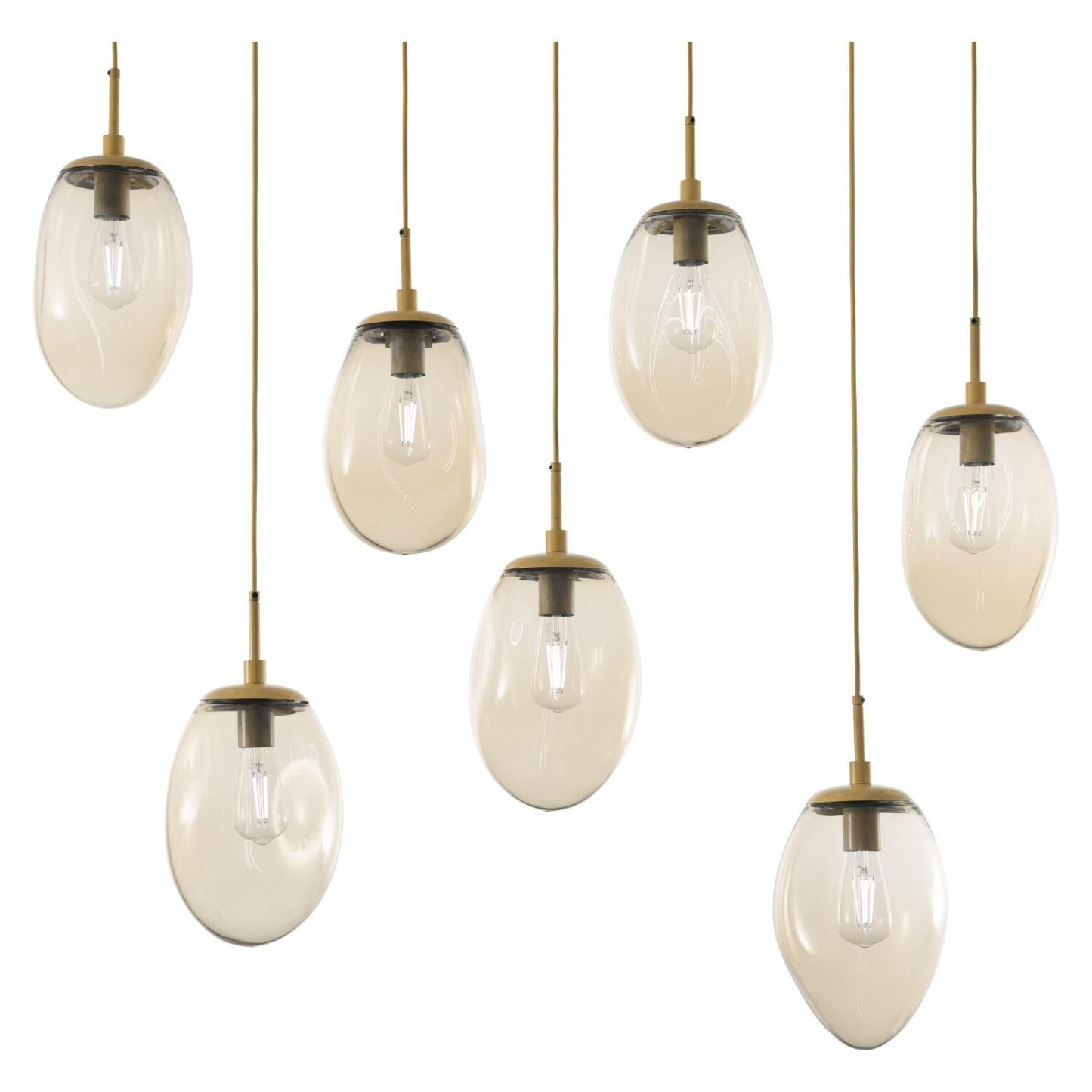 Hammerton Studio Levi Wilson Nebula 48 Inch 7 Light Linear Suspension Light Cp436473