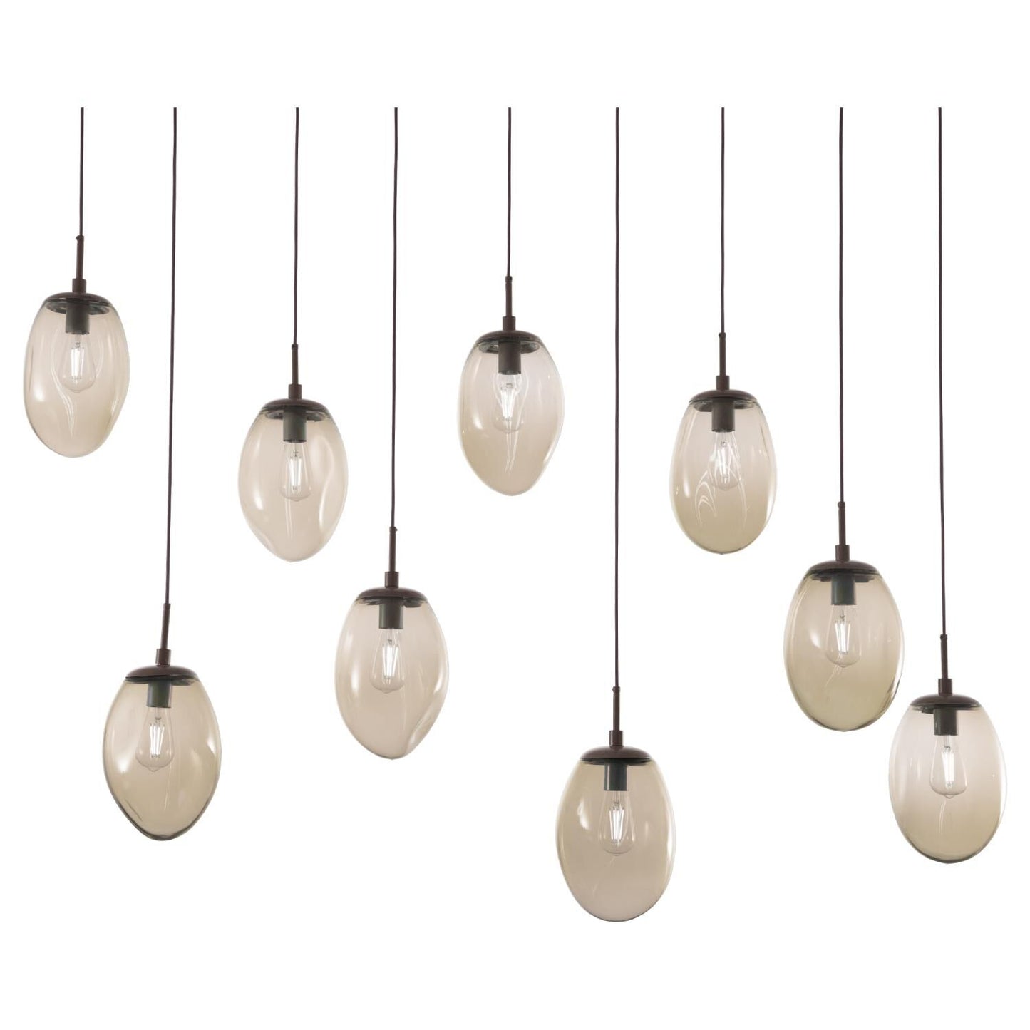 Hammerton Studio Levi Wilson Nebula 68 Inch 9 Light Linear Suspension Light Cp436489