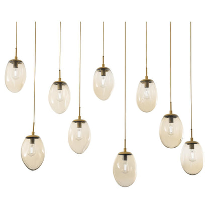 Hammerton Studio Levi Wilson Nebula 68 Inch 9 Light Linear Suspension Light Cp436489