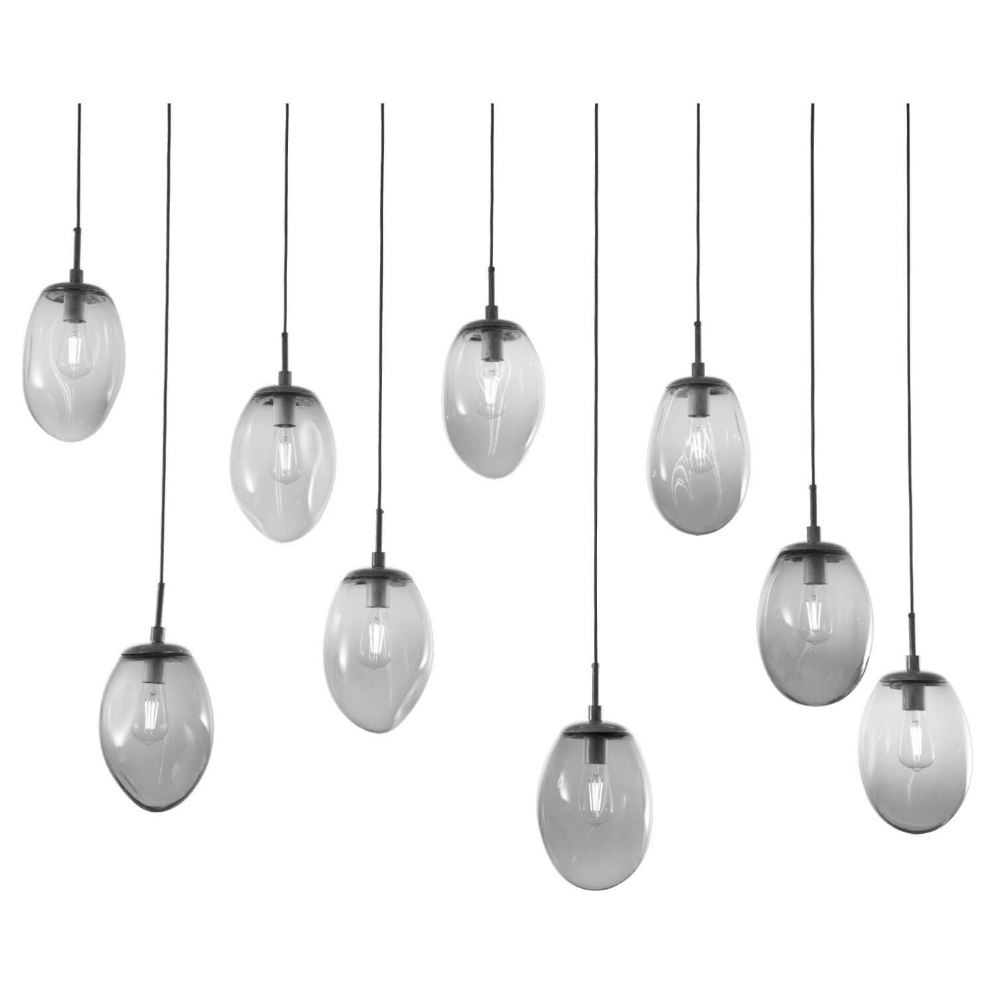 Hammerton Studio Levi Wilson Nebula 68 Inch 9 Light Linear Suspension Light Cp436489