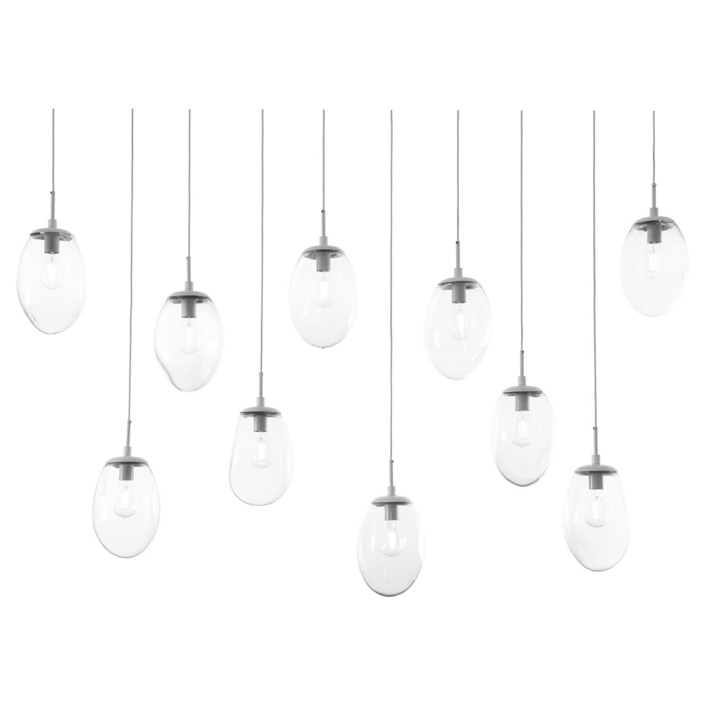 Hammerton Studio Levi Wilson Nebula 76 Inch 10 Light Linear Suspension Light Cp436505