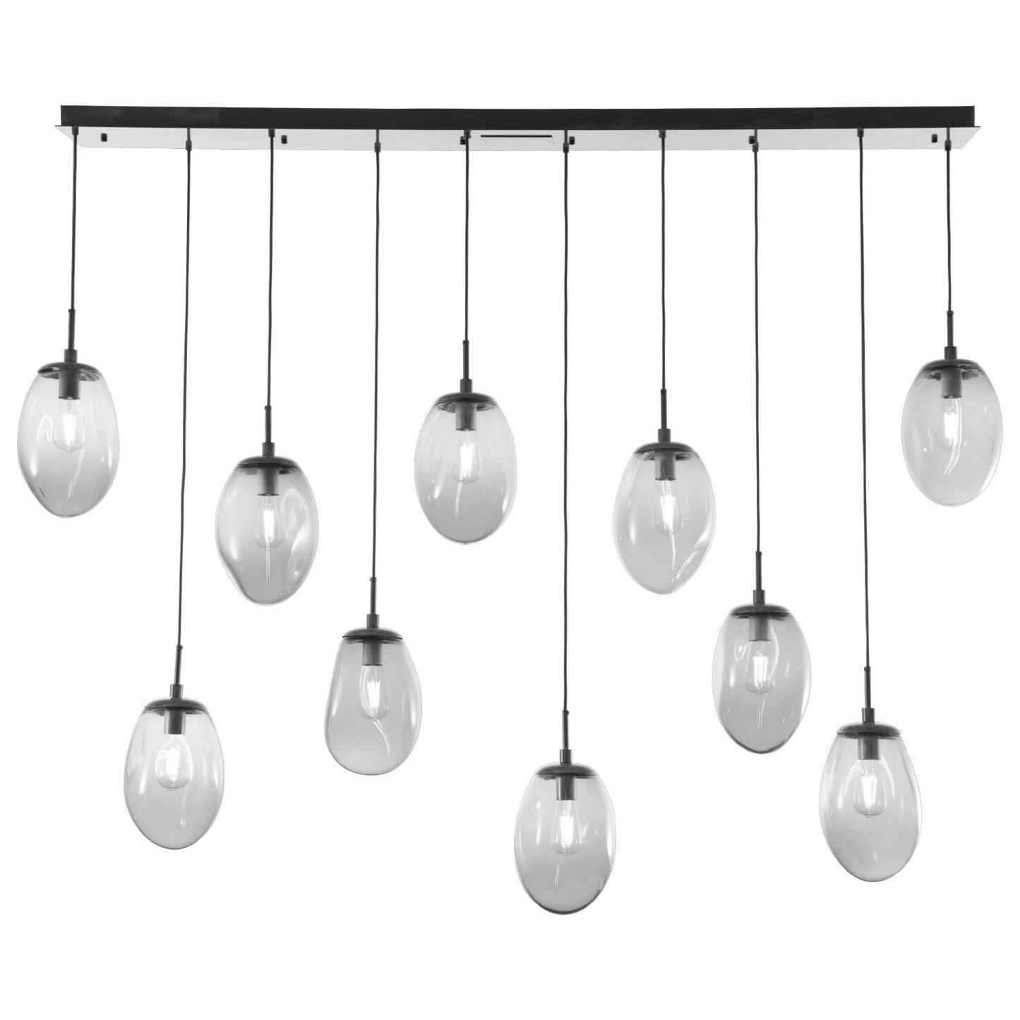 Hammerton Studio Levi Wilson Nebula 76 Inch 10 Light Linear Suspension Light Cp436505