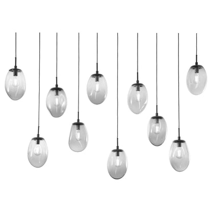 Hammerton Studio Levi Wilson Nebula 76 Inch 10 Light Linear Suspension Light Cp436505