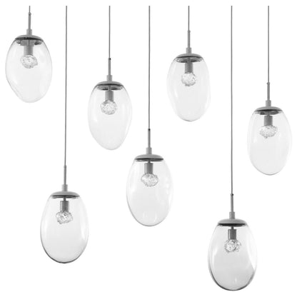 Hammerton Studio Levi Wilson Nebula 50 Inch 7 Light Led Linear Suspension Light Cp441044