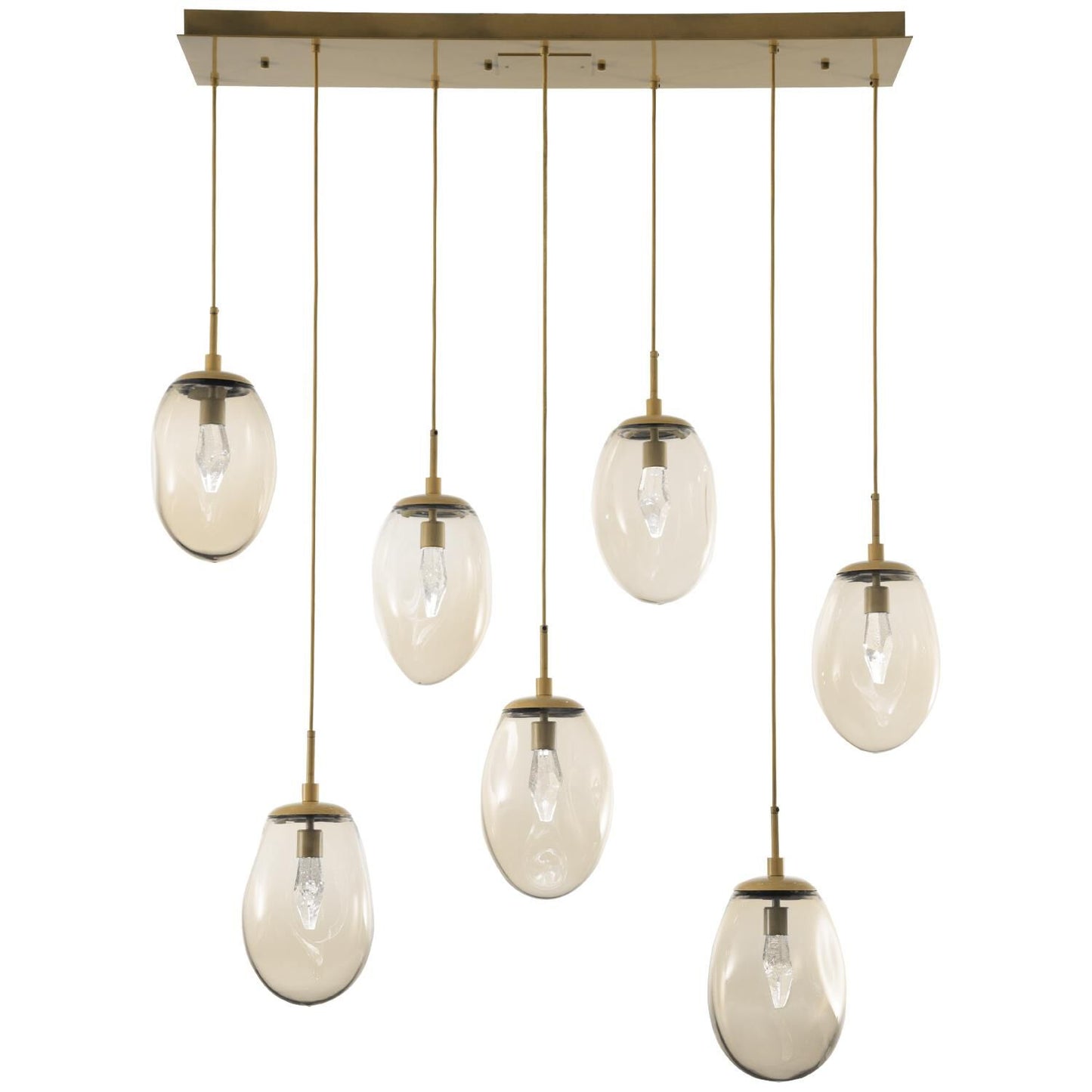 Hammerton Studio Levi Wilson Nebula 50 Inch 7 Light Led Linear Suspension Light Cp441044