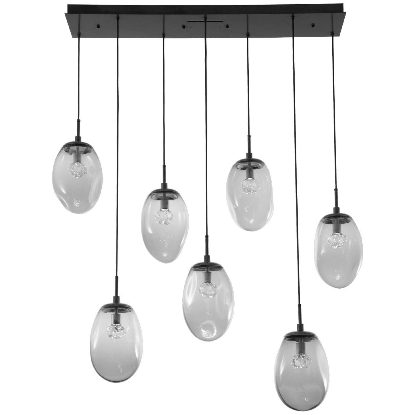 Hammerton Studio Levi Wilson Nebula 50 Inch 7 Light Led Linear Suspension Light Cp441044