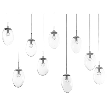 Hammerton Studio Levi Wilson Nebula 70 Inch 9 Light Led Linear Suspension Light Cp441046