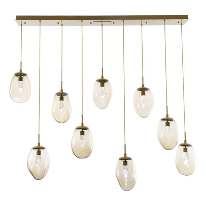 Hammerton Studio Levi Wilson Nebula 70 Inch 9 Light Led Linear Suspension Light Cp441046