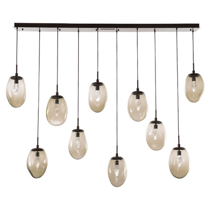 Hammerton Studio Levi Wilson Nebula 78 Inch 10 Light Led Linear Suspension Light Cp441045