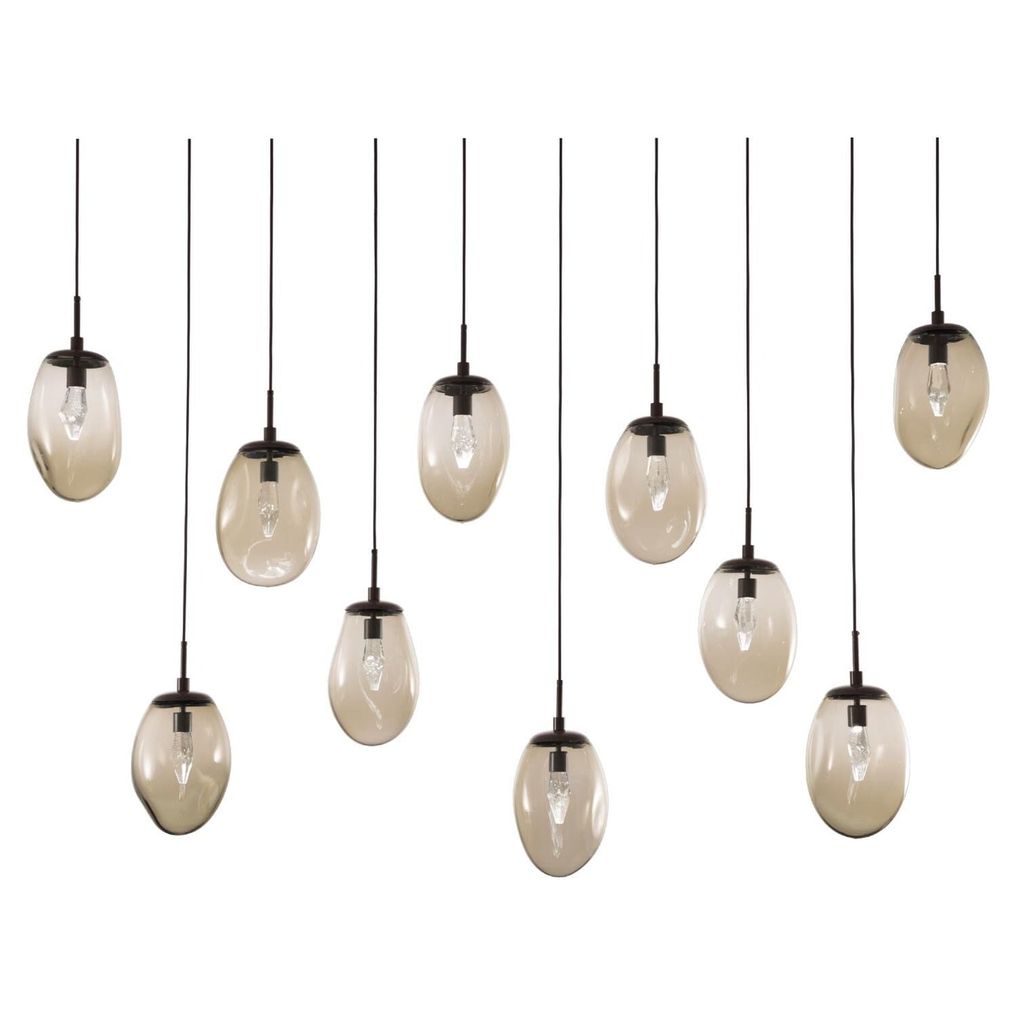 Hammerton Studio Levi Wilson Nebula 78 Inch 10 Light Led Linear Suspension Light Cp441045