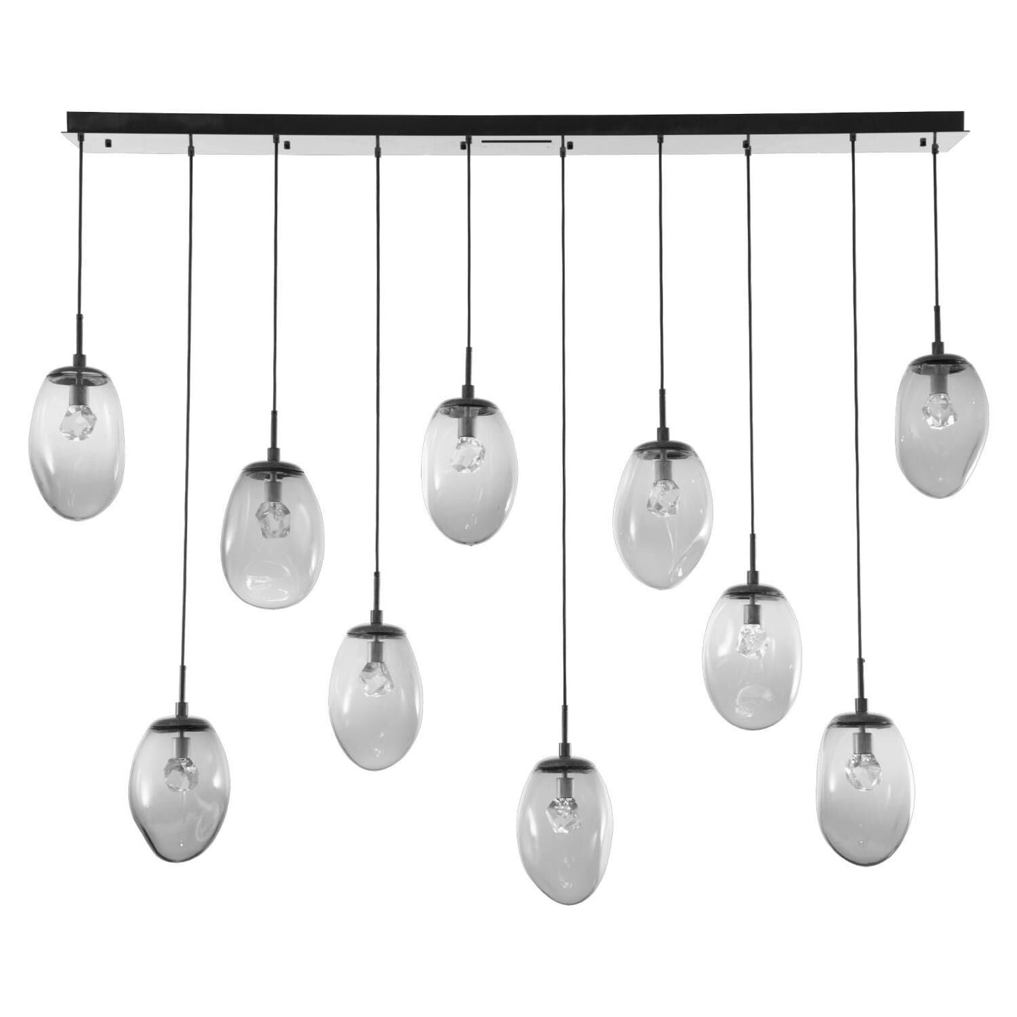 Hammerton Studio Levi Wilson Nebula 78 Inch 10 Light Led Linear Suspension Light Cp441045