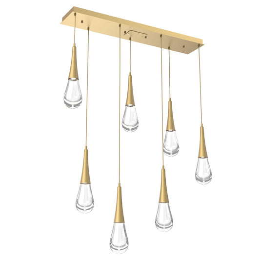 Hammerton Studio Raindrop 43 Inch 7 Light Led Linear Suspension Light Cp739416