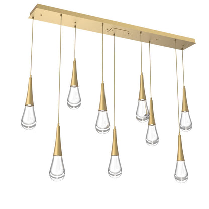 Hammerton Studio Raindrop 64 Inch 9 Light Led Linear Suspension Light Cp781591