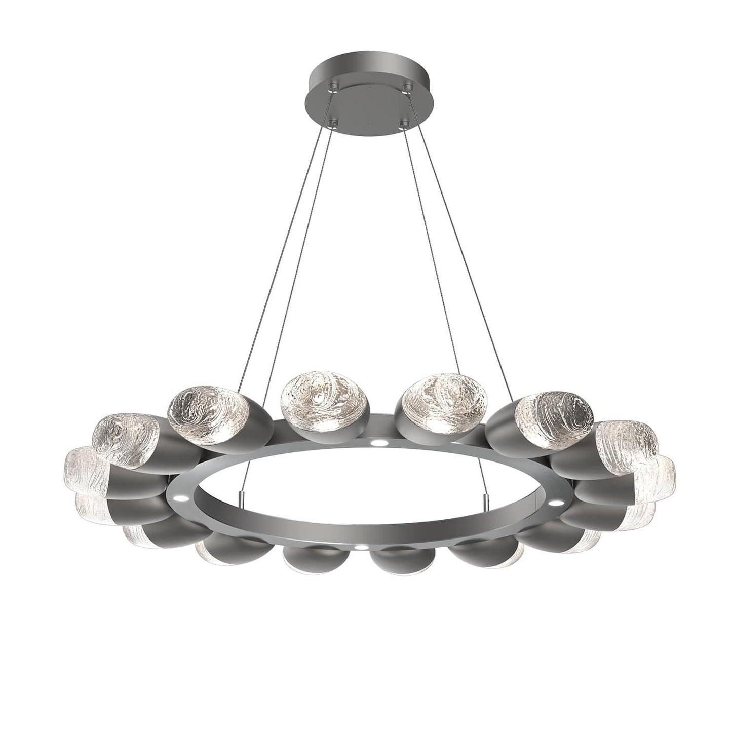 Hammerton Studio Pebble 36 Inch 20 Light Led Chandelier Cp738864