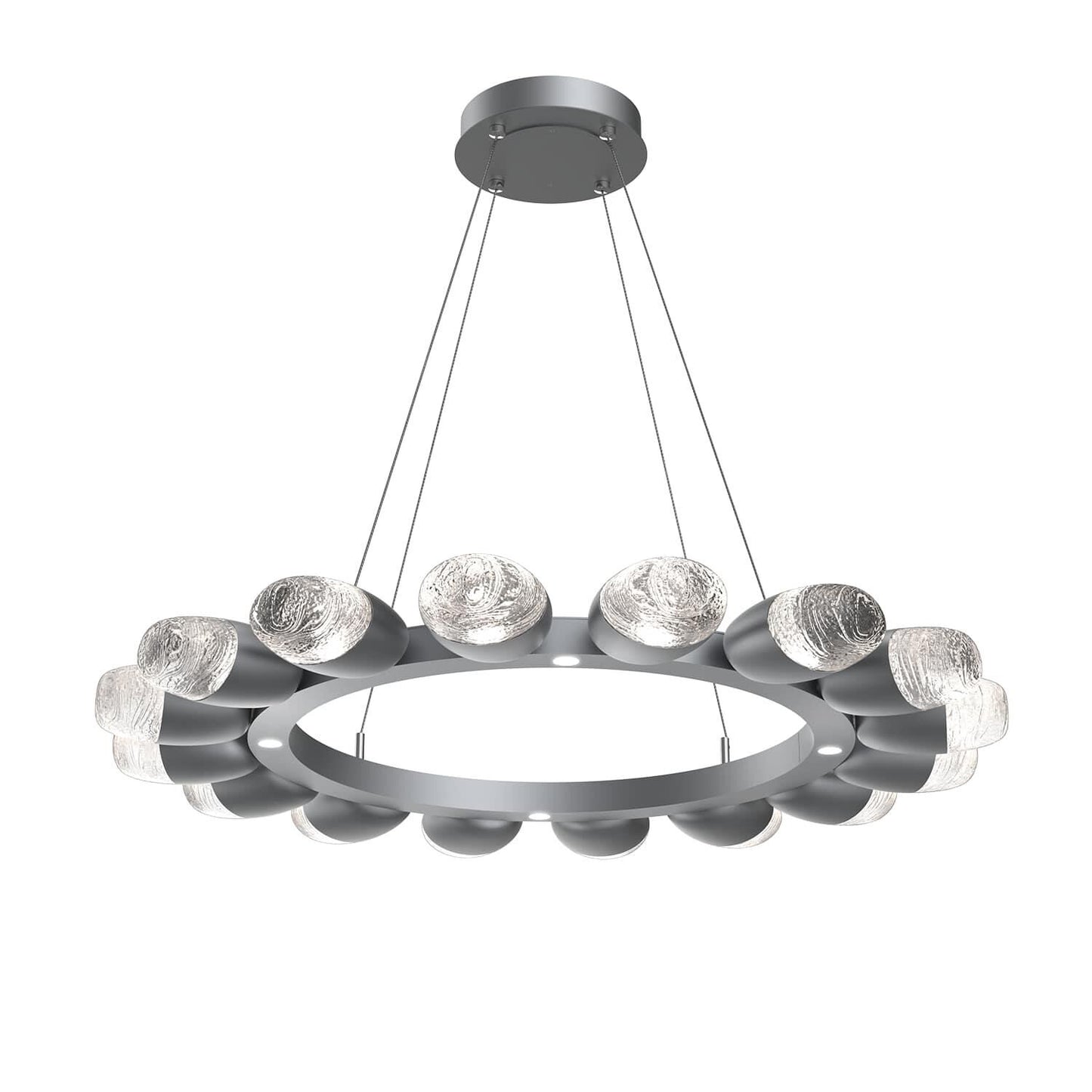 Hammerton Studio Pebble 36 Inch 20 Light Led Chandelier Cp738864