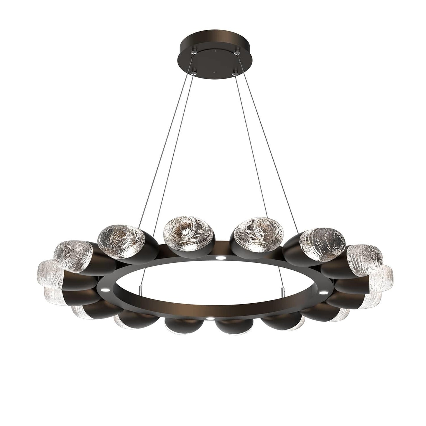 Hammerton Studio Pebble 36 Inch 20 Light Led Chandelier Cp738864