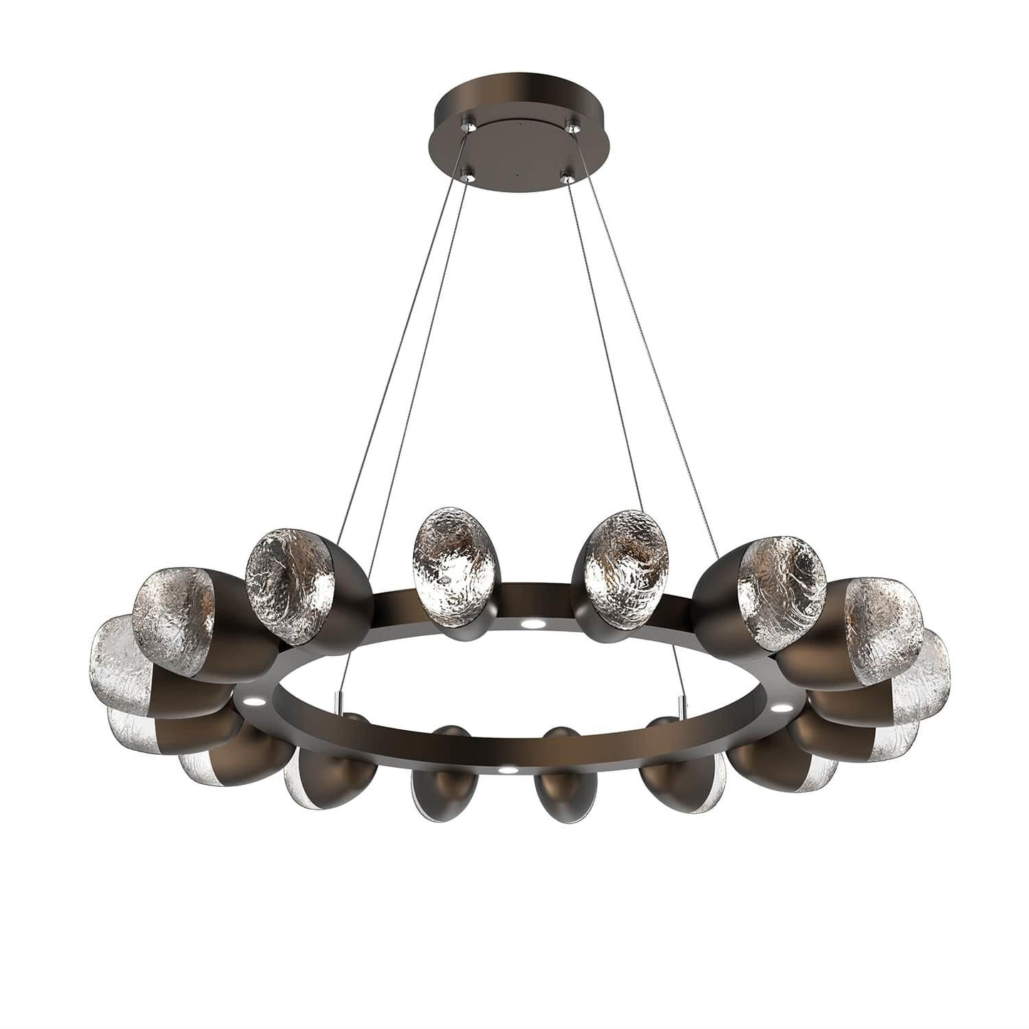 Hammerton Studio Pebble 36 Inch 20 Light Led Chandelier Cp738864