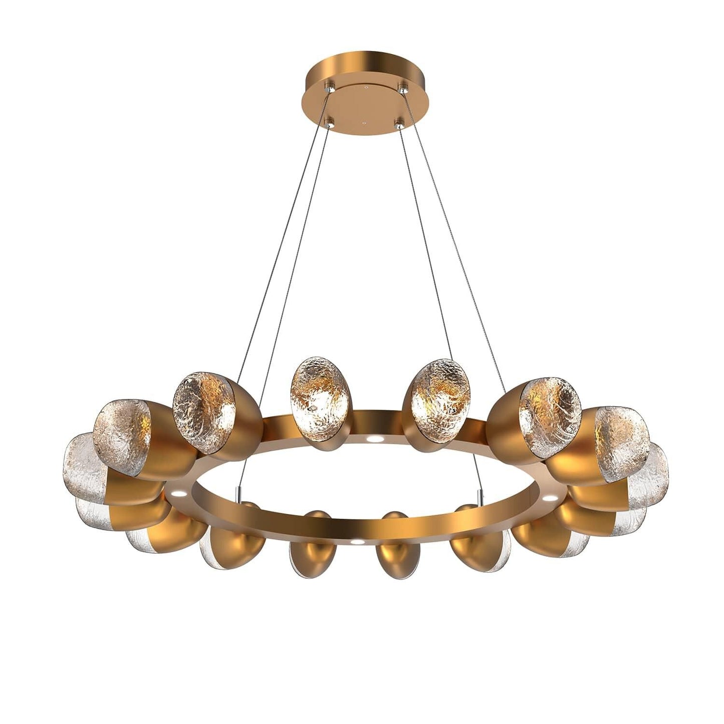 Hammerton Studio Pebble 36 Inch 20 Light Led Chandelier Cp738864