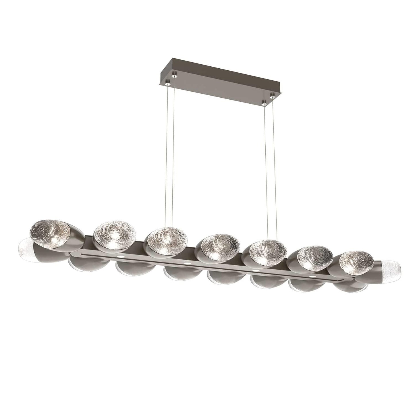 Hammerton Studio Pebble 48 Inch 20 Light Led Linear Suspension Light Cp738867