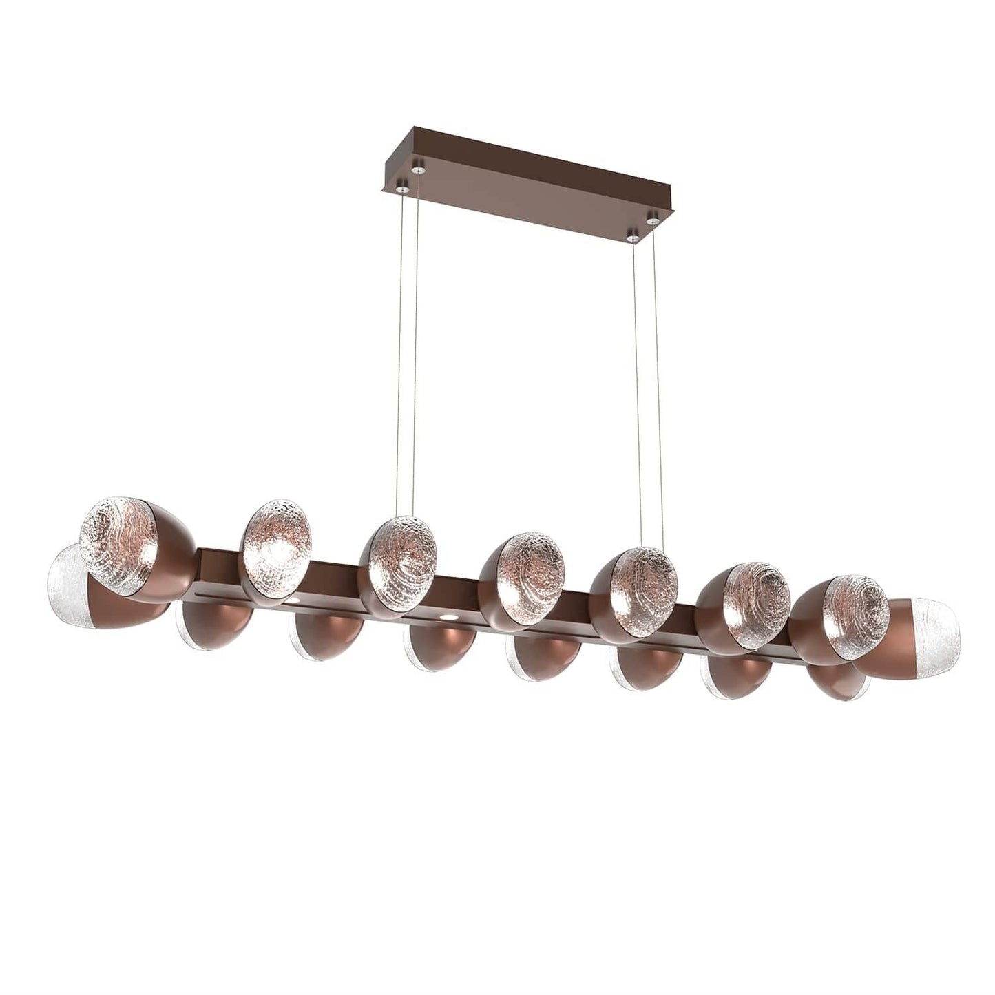 Hammerton Studio Pebble 48 Inch 20 Light Led Linear Suspension Light Cp738867