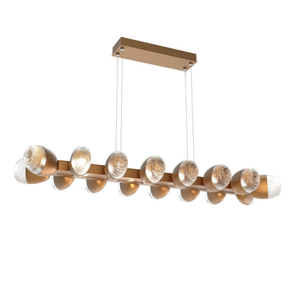 Hammerton Studio Pebble 48 Inch 20 Light Led Linear Suspension Light Cp738867