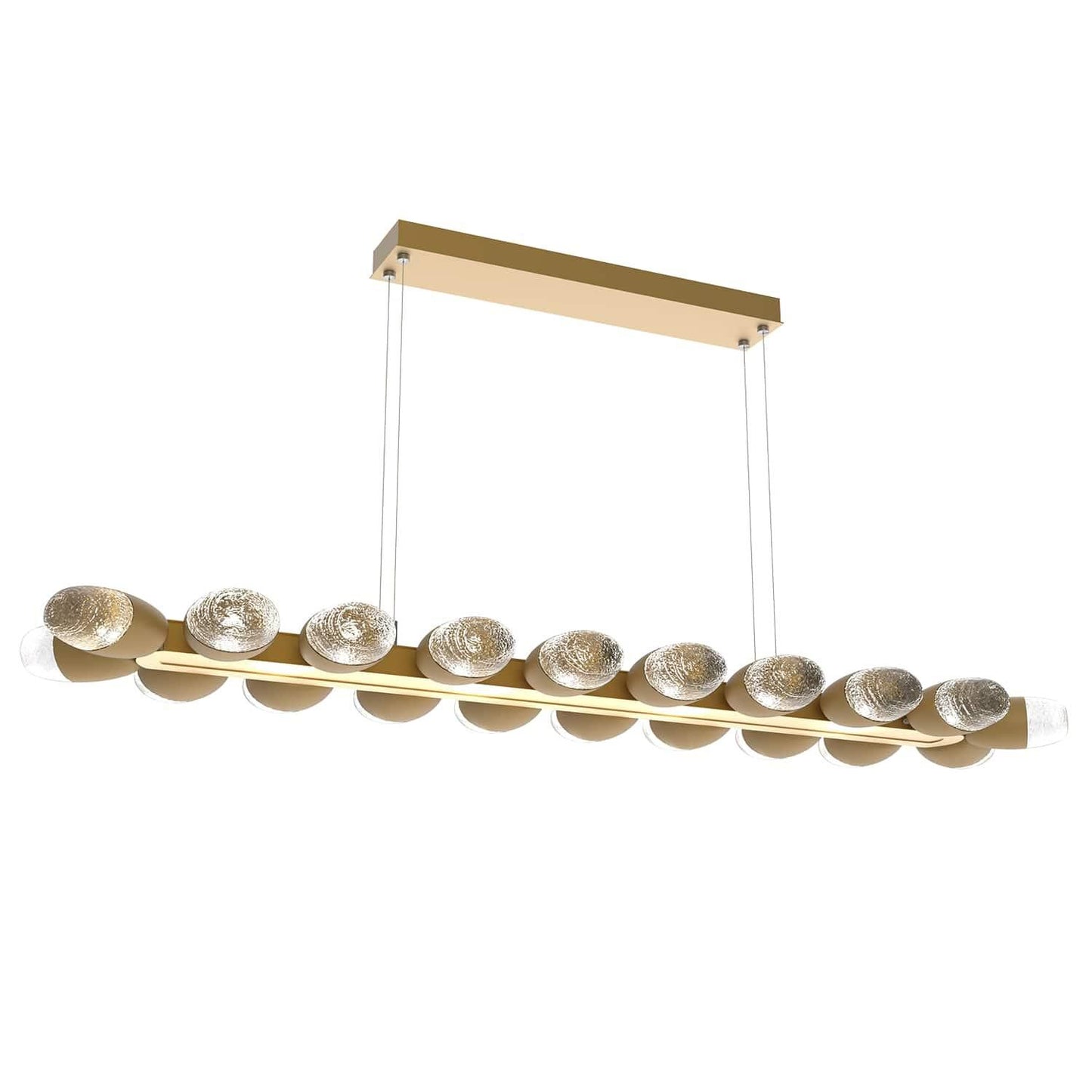 Hammerton Studio Pebble 60 Inch 24 Light Led Linear Suspension Light Cp738868