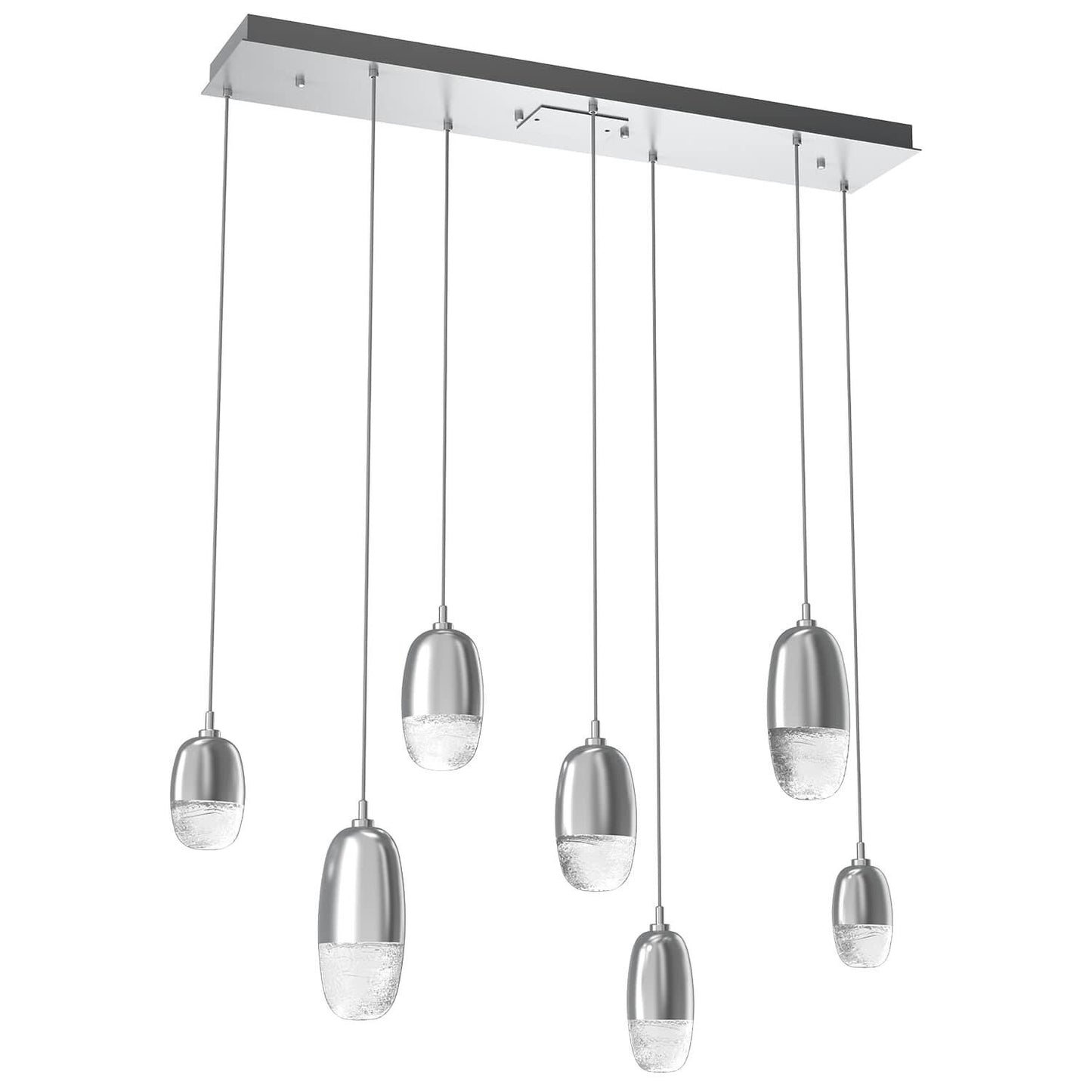 Hammerton Studio Pebble 42 Inch 7 Light Led Linear Suspension Light Cp738873