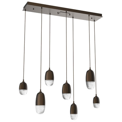 Hammerton Studio Pebble 42 Inch 7 Light Led Linear Suspension Light Cp738873