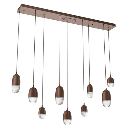 Hammerton Studio Pebble 62 Inch 9 Light Led Linear Suspension Light Cp738874