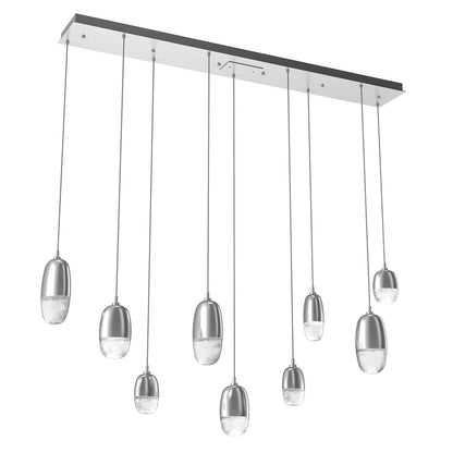 Hammerton Studio Pebble 62 Inch 9 Light Led Linear Suspension Light Cp738874