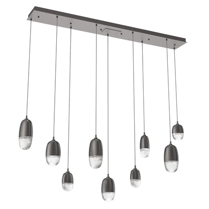 Hammerton Studio Pebble 62 Inch 9 Light Led Linear Suspension Light Cp738874