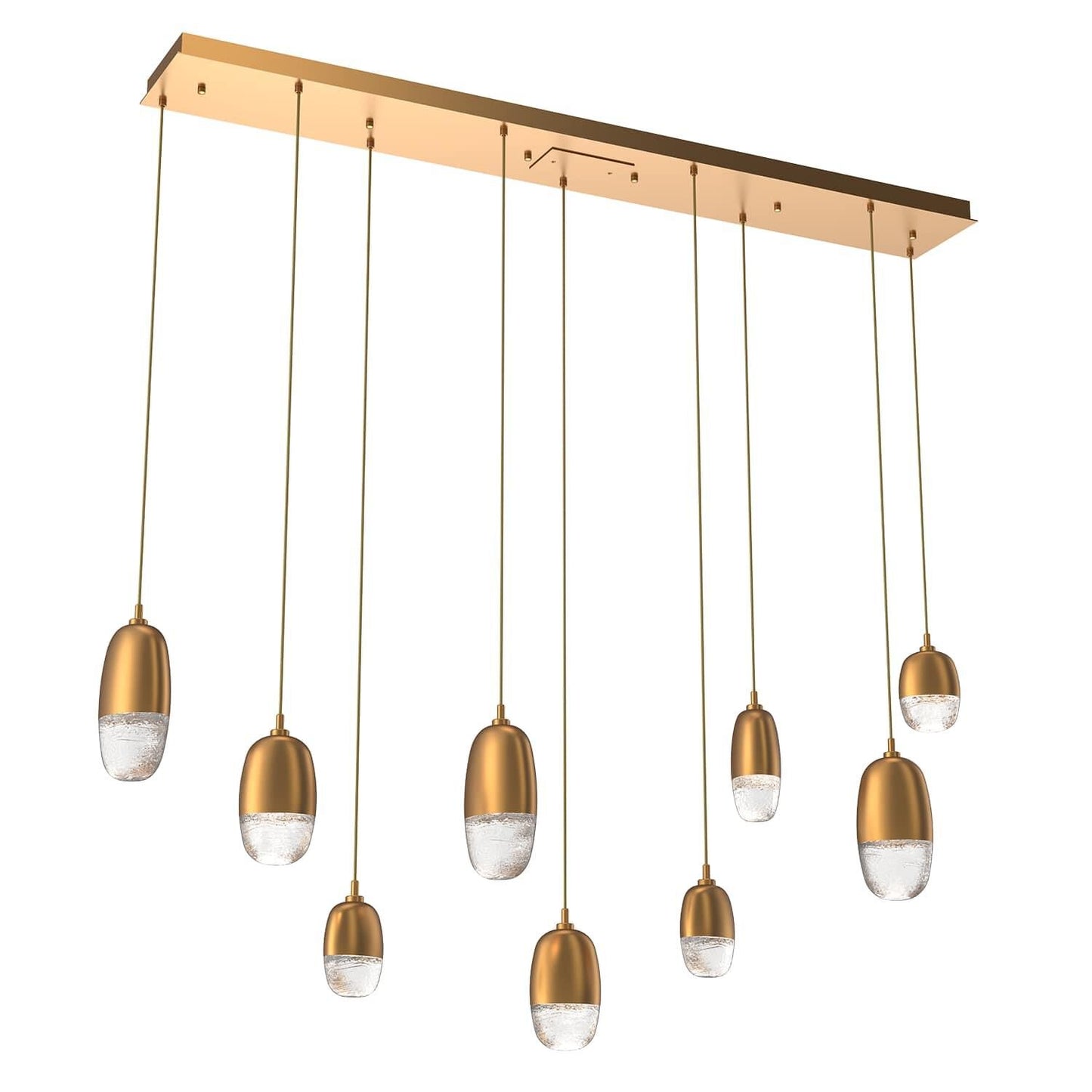 Hammerton Studio Pebble 62 Inch 9 Light Led Linear Suspension Light Cp738874