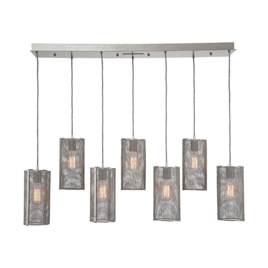 Hammerton Studio Uptown Mesh 45 Inch 7 Light Linear Suspension Light Cp416142