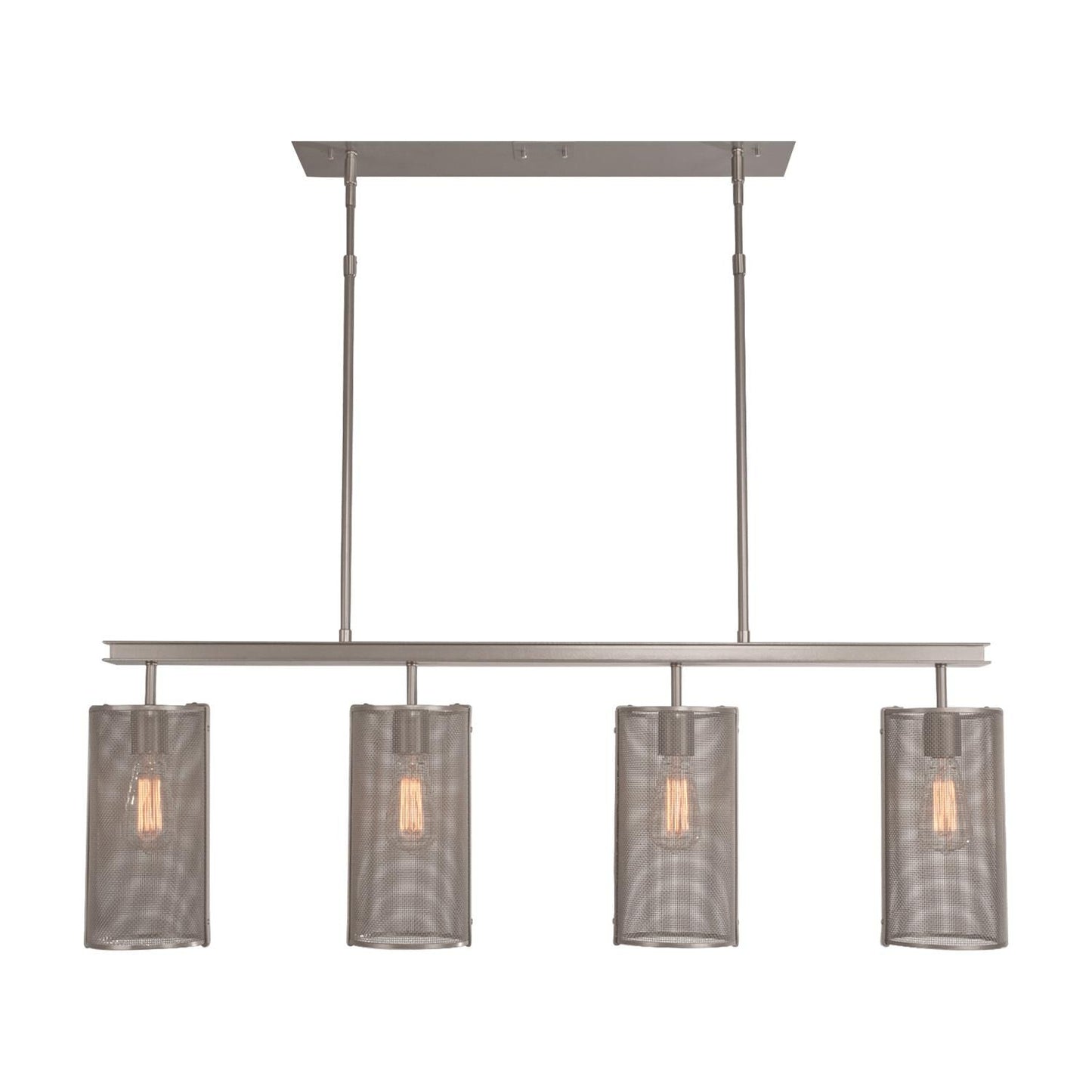 Hammerton Studio Uptown Mesh 43 Inch 4 Light Linear Suspension Light Cp416145