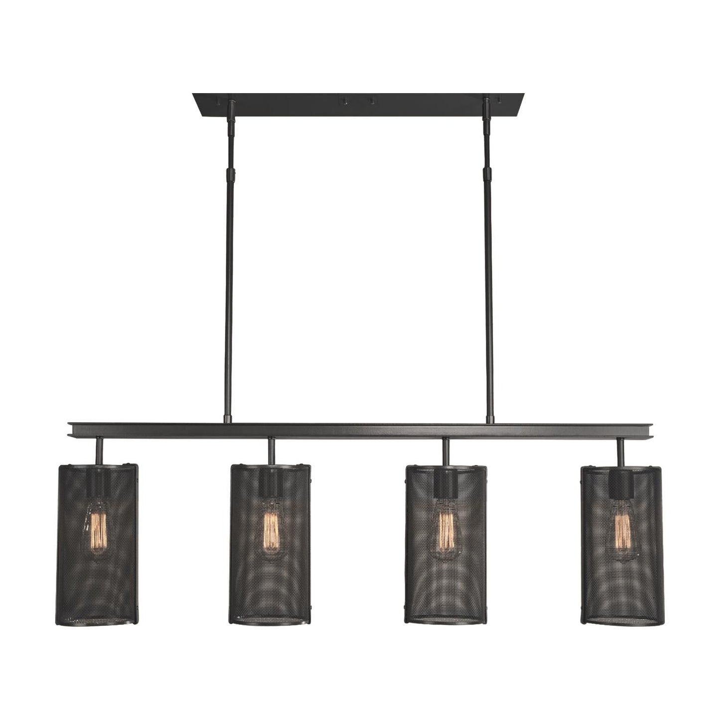 Hammerton Studio Uptown Mesh 43 Inch 4 Light Linear Suspension Light Cp416145