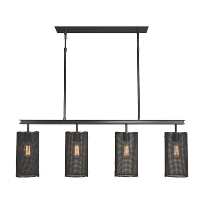 Hammerton Studio Uptown Mesh 43 Inch 4 Light Linear Suspension Light Cp416145