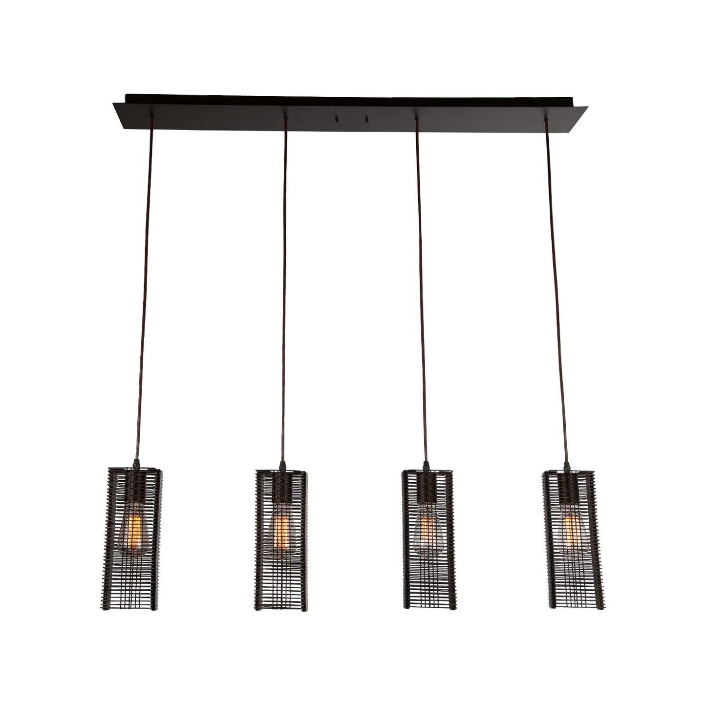 Hammerton Studio Downtown Mesh 42 Inch 4 Light Linear Suspension Light Cp416146