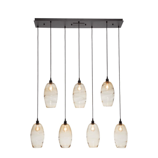 Hammerton Studio Ellisse 12 Inch 7 Light Linear Suspension Light Cp416156