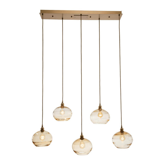 Hammerton Studio Coppa 40 Inch 5 Light Linear Suspension Light Cp416159