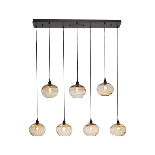 Hammerton Studio Coppa 14 Inch 7 Light Linear Suspension Light Cp416160