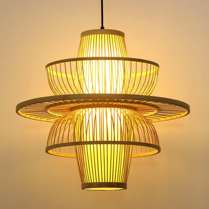 Handmade Sigyn Bamboo Droplight Pendant Lamp