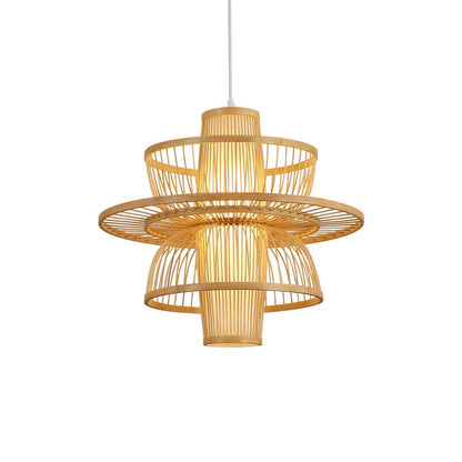 Handmade Sigyn Bamboo Droplight Pendant Lamp