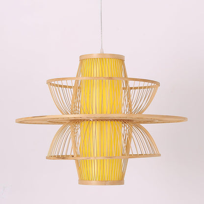 Handmade Sigyn Bamboo Droplight Pendant Lamp