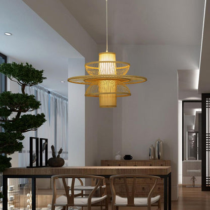 Handmade Sigyn Bamboo Droplight Pendant Lamp