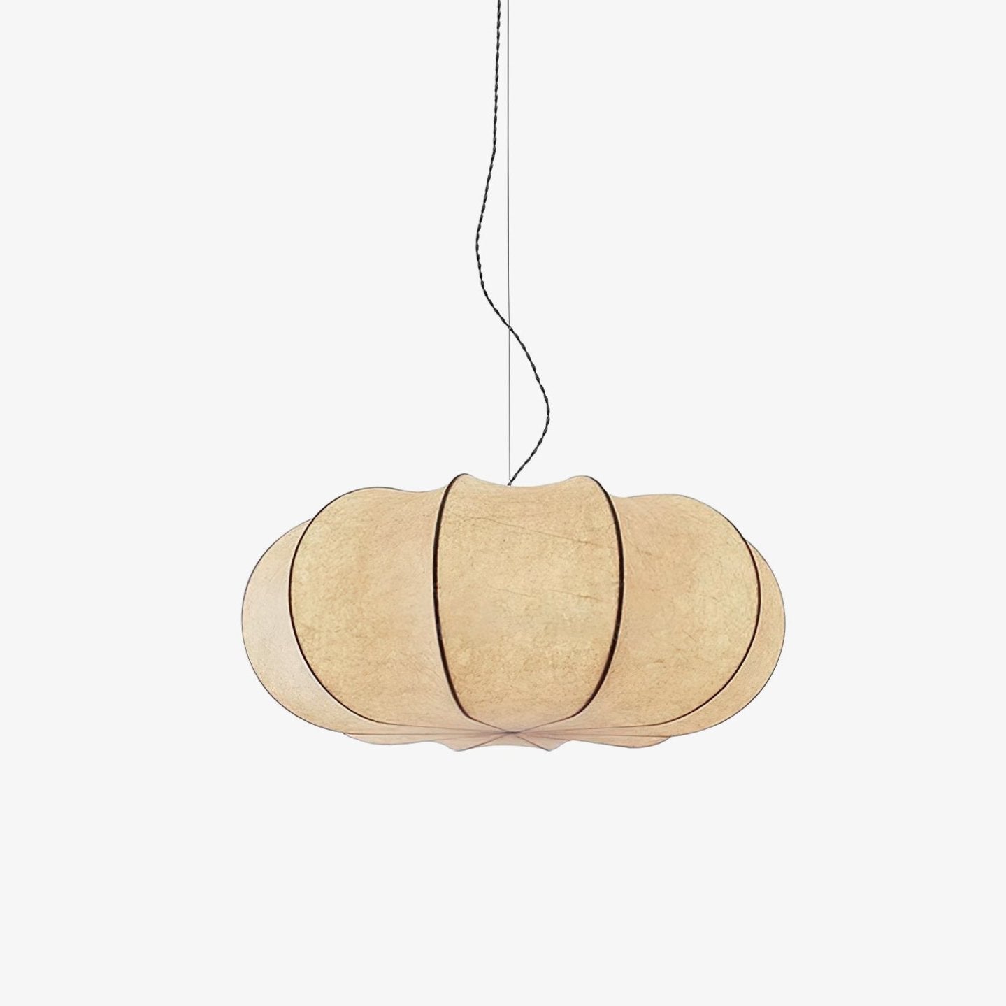 Oblate Silk Hanging light Pendant Lamp