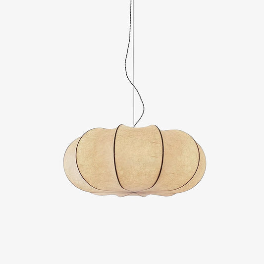 Oblate Silk Hanging light Pendant Lamp